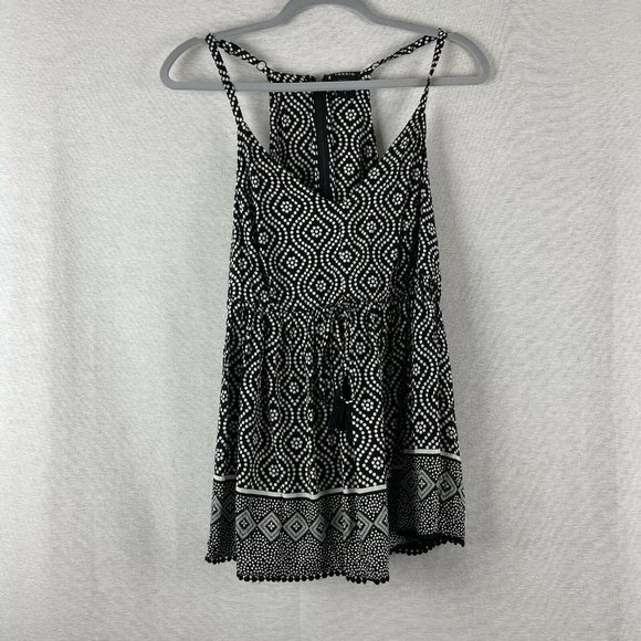 torrid Tops - Torrid Black & White Polka Dot Tank Top Size 0 Boh